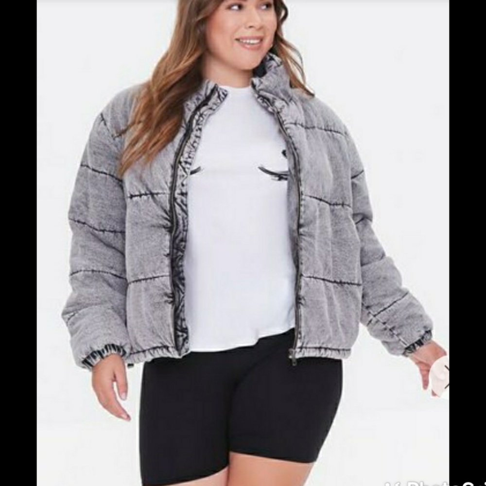 Plus Size puffer coat